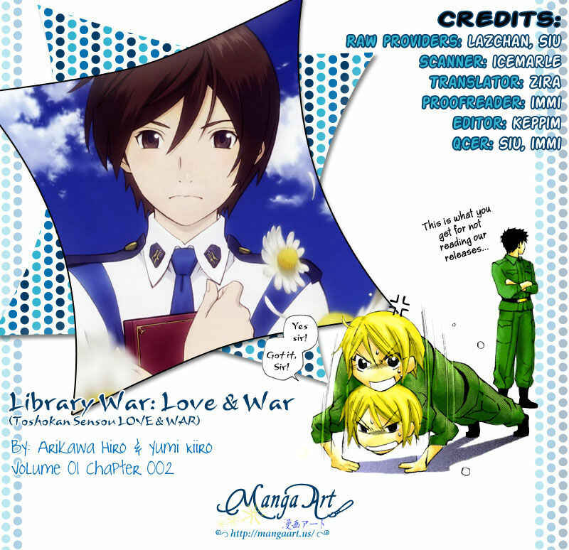 Page 2 Chapter 2 Toshokan Sensou - Love & War
