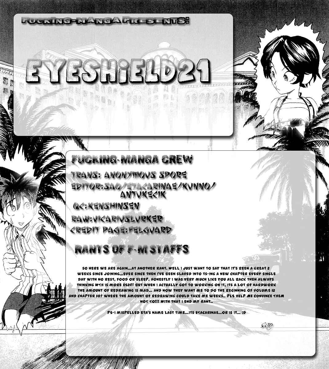 Page 1 Chapter 101 Eyeshield 21