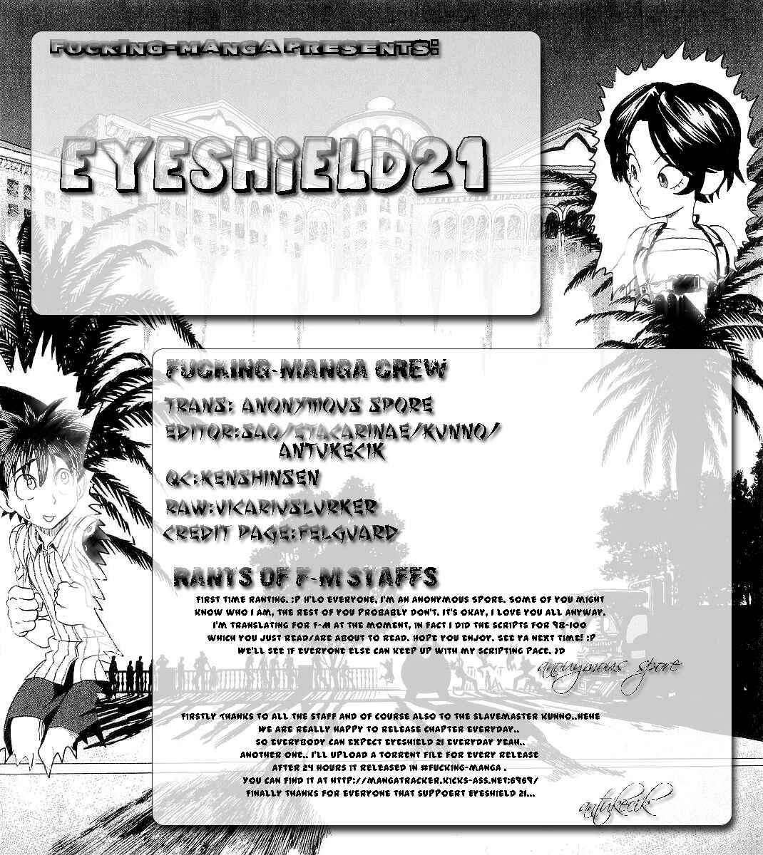 Page 1 Chapter 100 Eyeshield 21