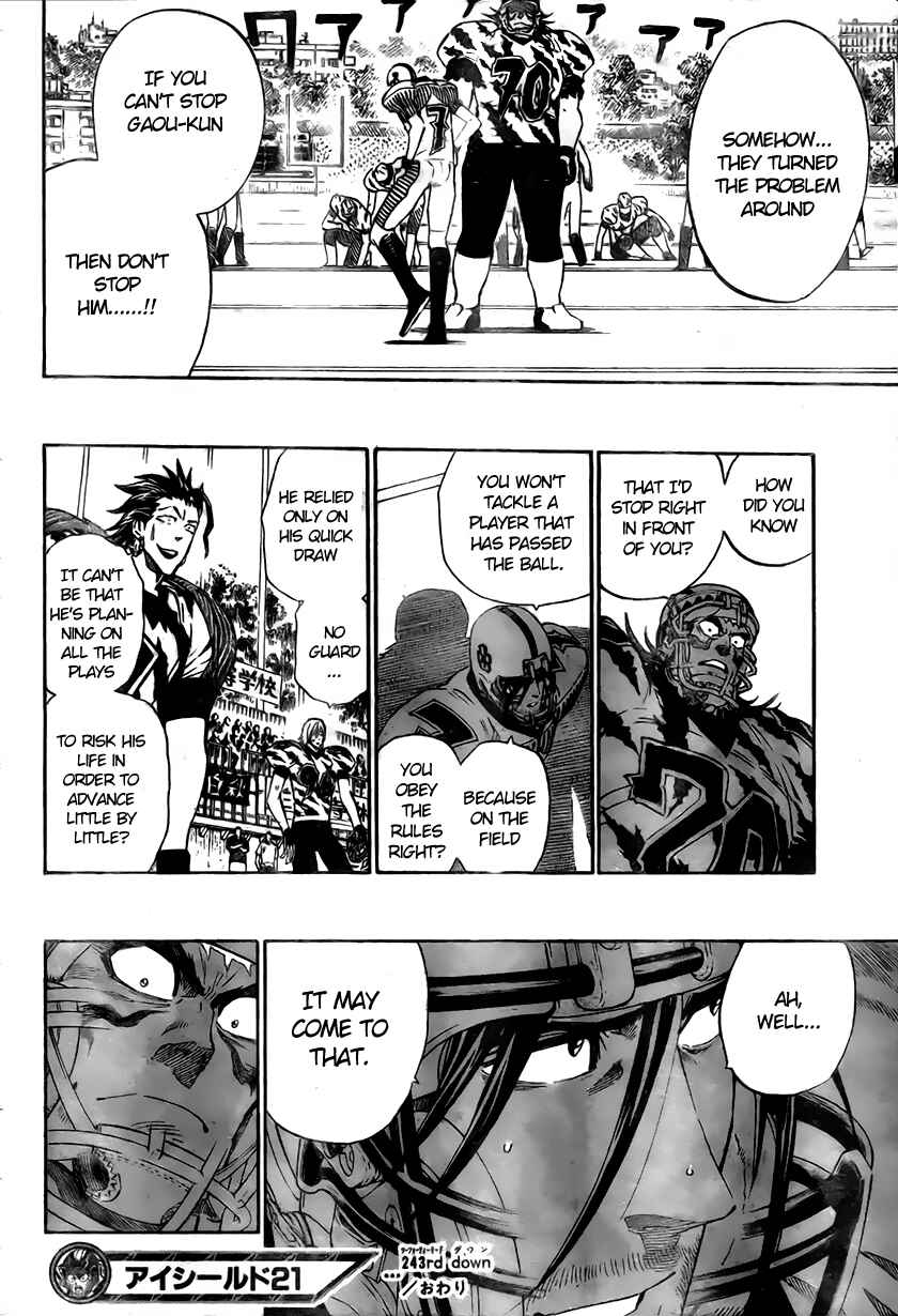 Page 17 Chapter 243 Eyeshield 21