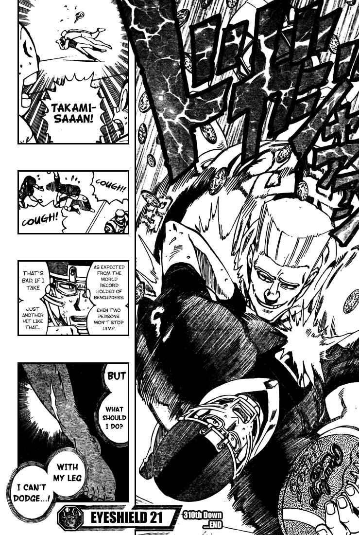 Page 19 Chapter 310 Eyeshield 21