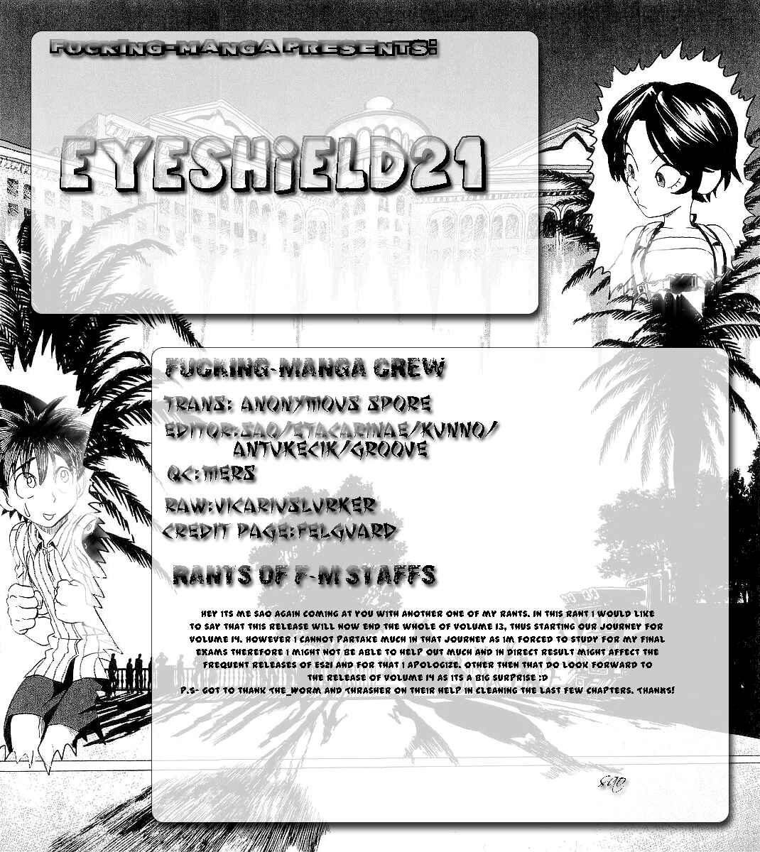 Page 1 Chapter 113 Eyeshield 21