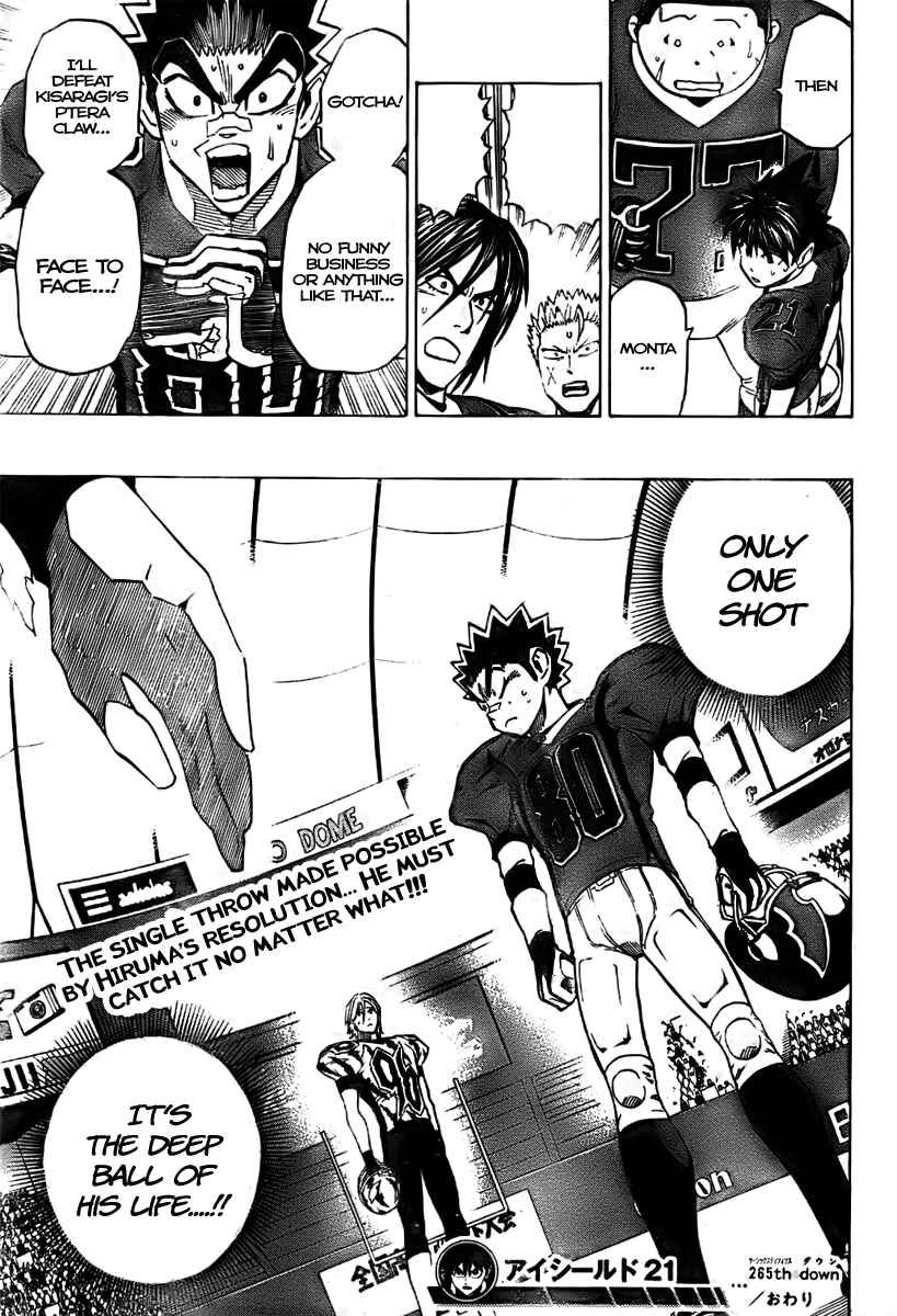 Page 20 Chapter 265 Eyeshield 21