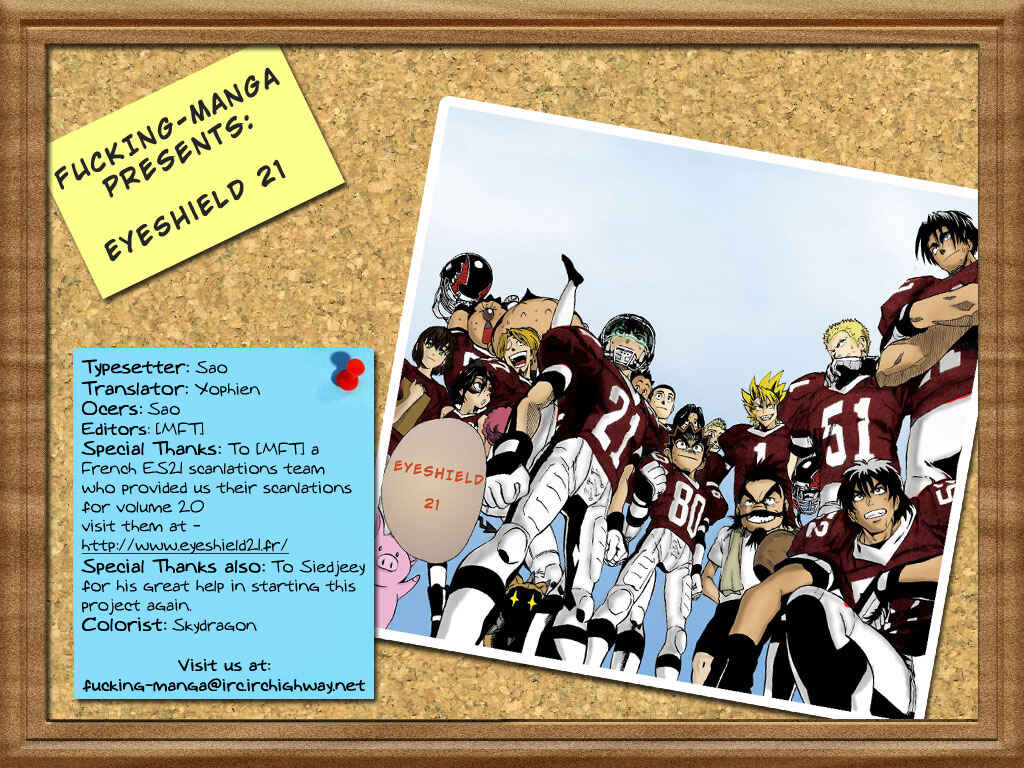 Page 1 Chapter 175 Eyeshield 21