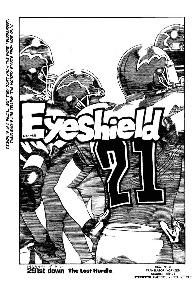 Page 1 Chapter 291 Eyeshield 21