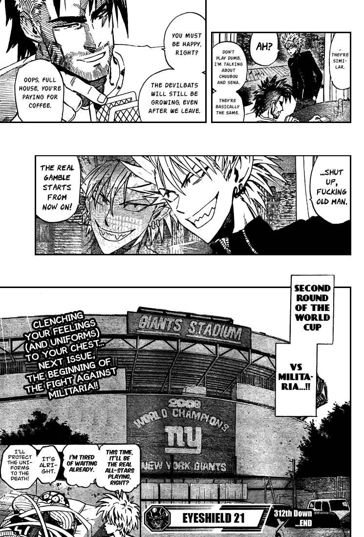 Page 17 Chapter 312 Eyeshield 21