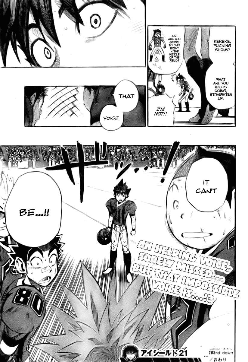 Page 18 Chapter 263 Eyeshield 21