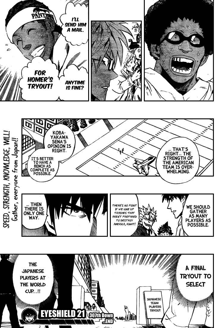 Page 18 Chapter 307 Eyeshield 21