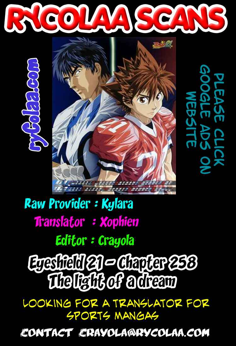 Page 18 Chapter 258 Eyeshield 21