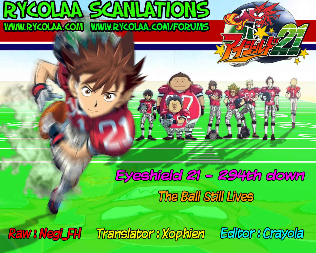 Page 1 Chapter 294 Eyeshield 21