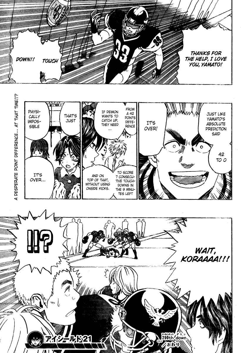 Page 19 Chapter 290 Eyeshield 21