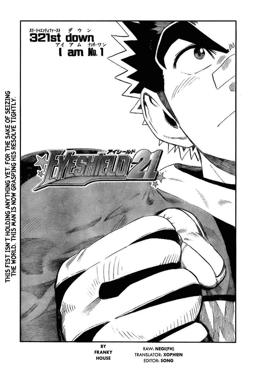 Page 1 Chapter 321 Eyeshield 21