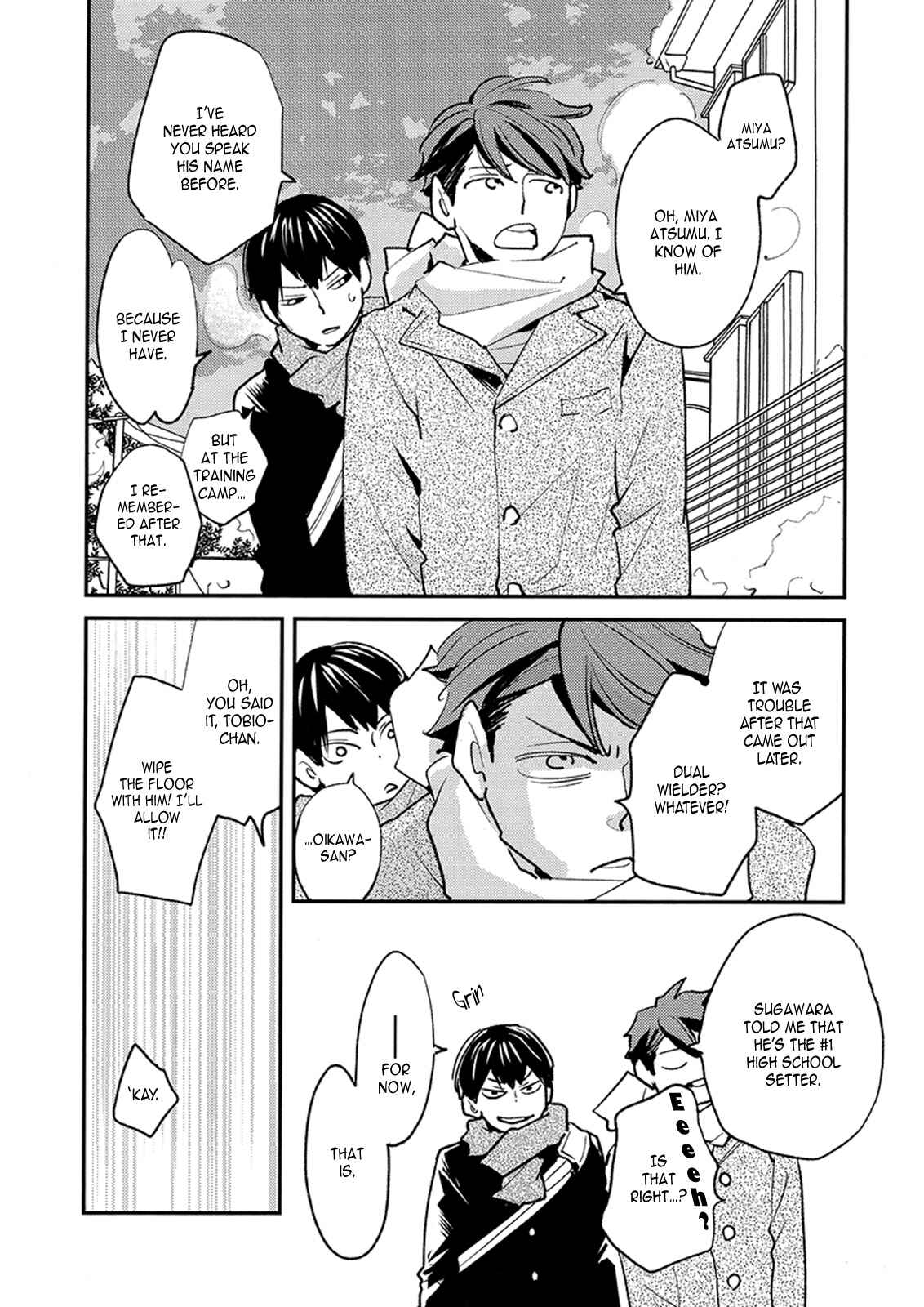 Page 14 Chapter Unknown_489c Haikyu!! - Utsuwa no Ookisa Shindansho (Doujinshi)