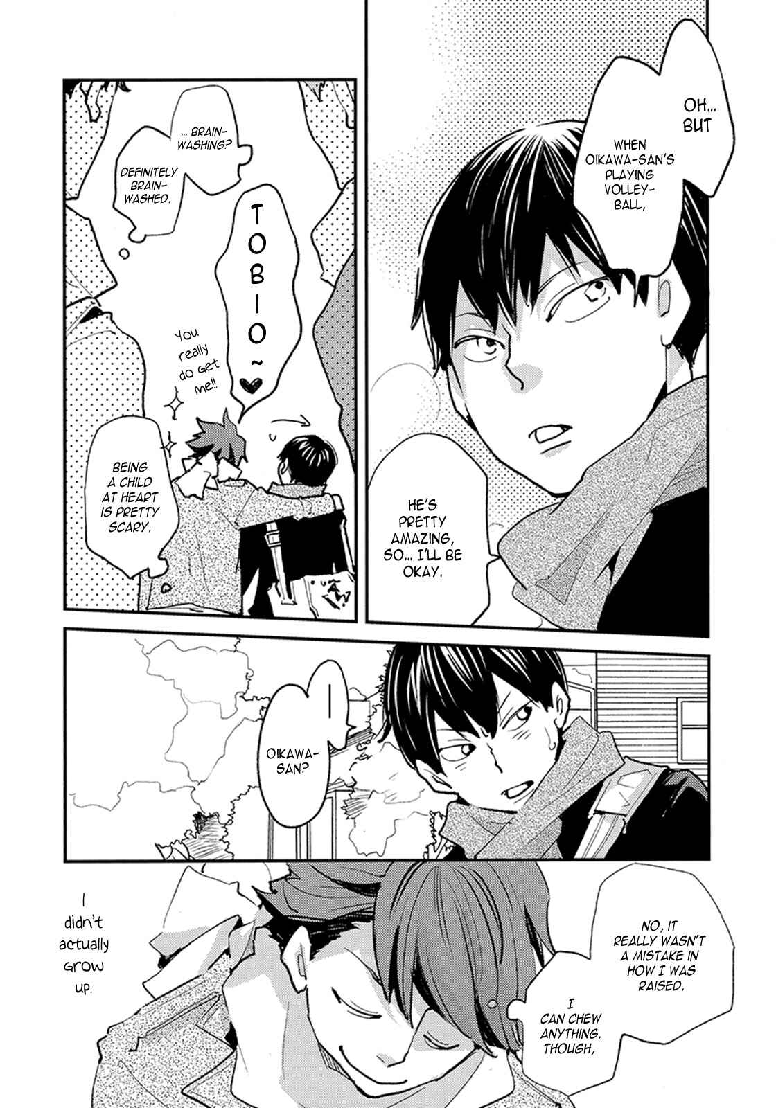 Page 17 Chapter Unknown_489c Haikyu!! - Utsuwa no Ookisa Shindansho (Doujinshi)