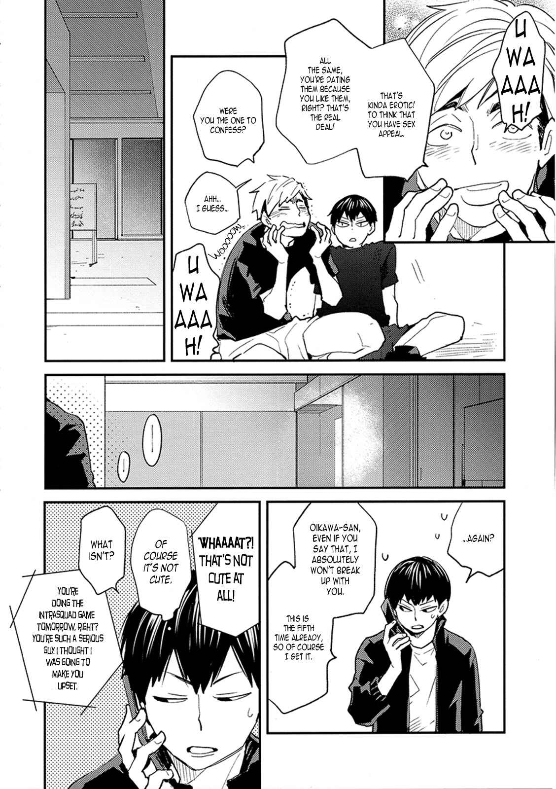 Page 6 Chapter Unknown_489c Haikyu!! - Utsuwa no Ookisa Shindansho (Doujinshi)