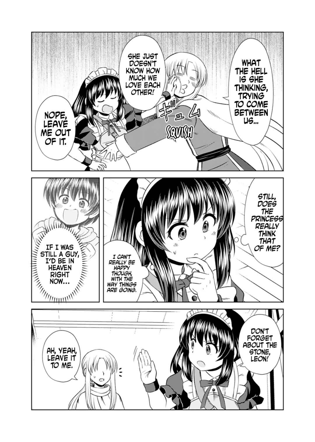 Page 28 Chapter 12 Dont Think That Ill Be Cute Forever! ~If You Make A Wish From The Sacred Stone, Youll Become The Worlds Strongest Beautiful Girl~