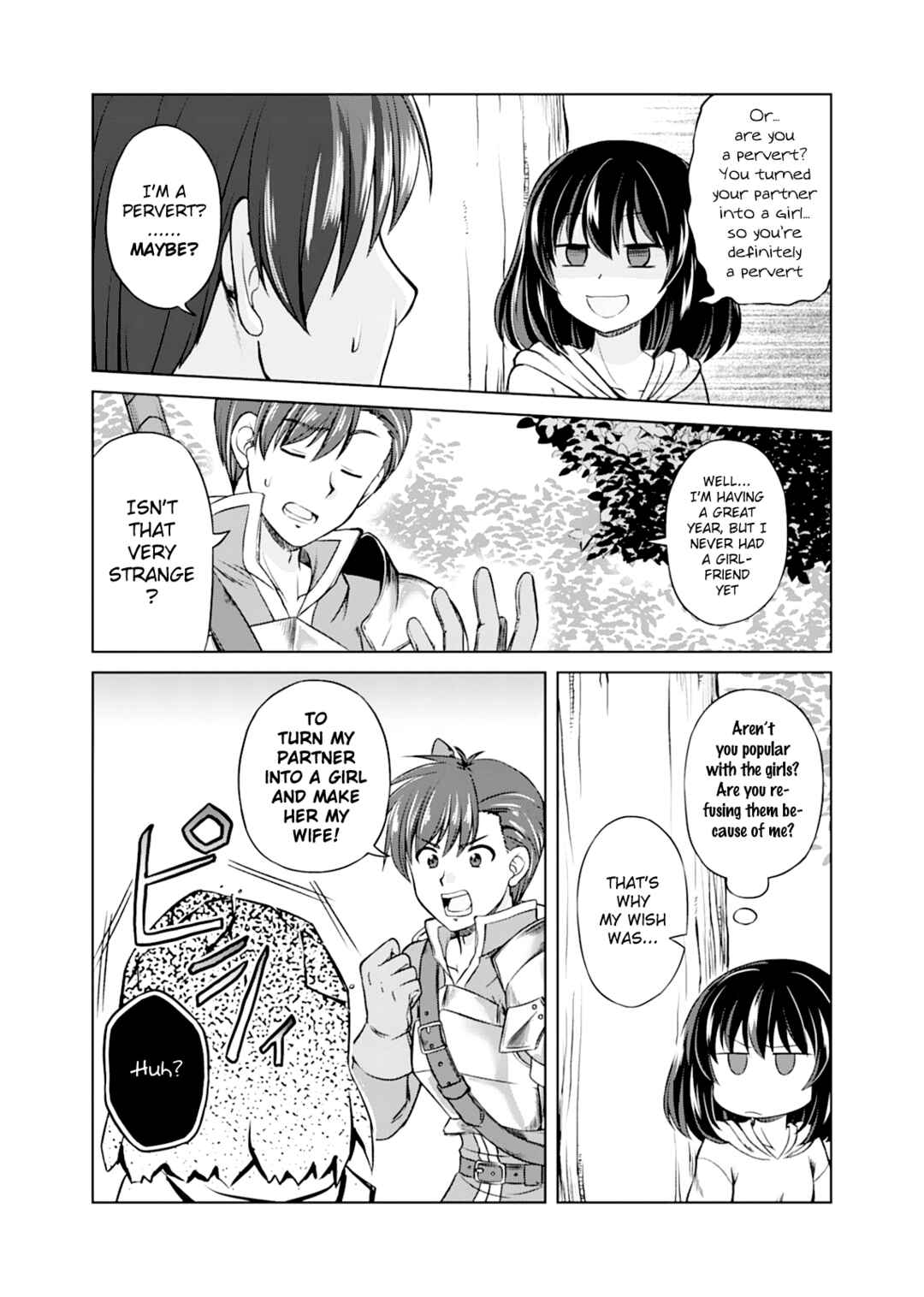 Page 23 Chapter 1 Dont Think That Ill Be Cute Forever! ~If You Make A Wish From The Sacred Stone, Youll Become The Worlds Strongest Beautiful Girl~