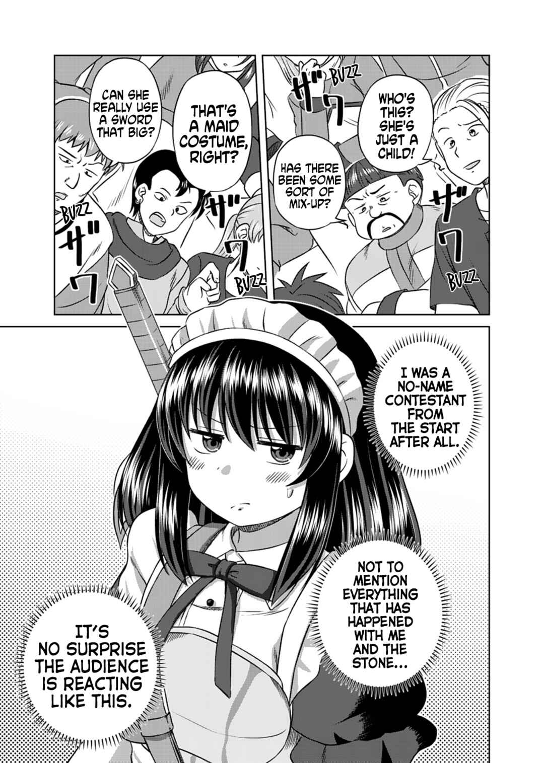 Page 12 Chapter 8 Dont Think That Ill Be Cute Forever! ~If You Make A Wish From The Sacred Stone, Youll Become The Worlds Strongest Beautiful Girl~