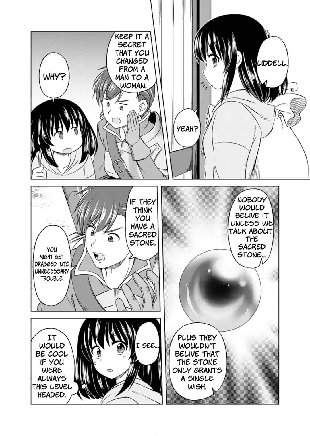 Page 13 Chapter 2 Dont Think That Ill Be Cute Forever! ~If You Make A Wish From The Sacred Stone, Youll Become The Worlds Strongest Beautiful Girl~