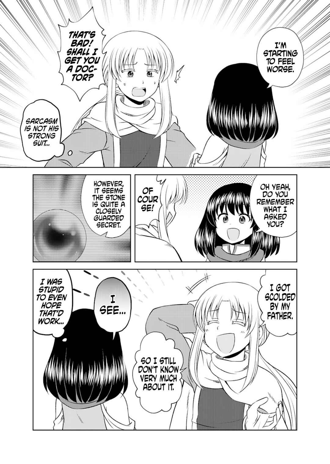 Page 34 Chapter 14 Dont Think That Ill Be Cute Forever! ~If You Make A Wish From The Sacred Stone, Youll Become The Worlds Strongest Beautiful Girl~