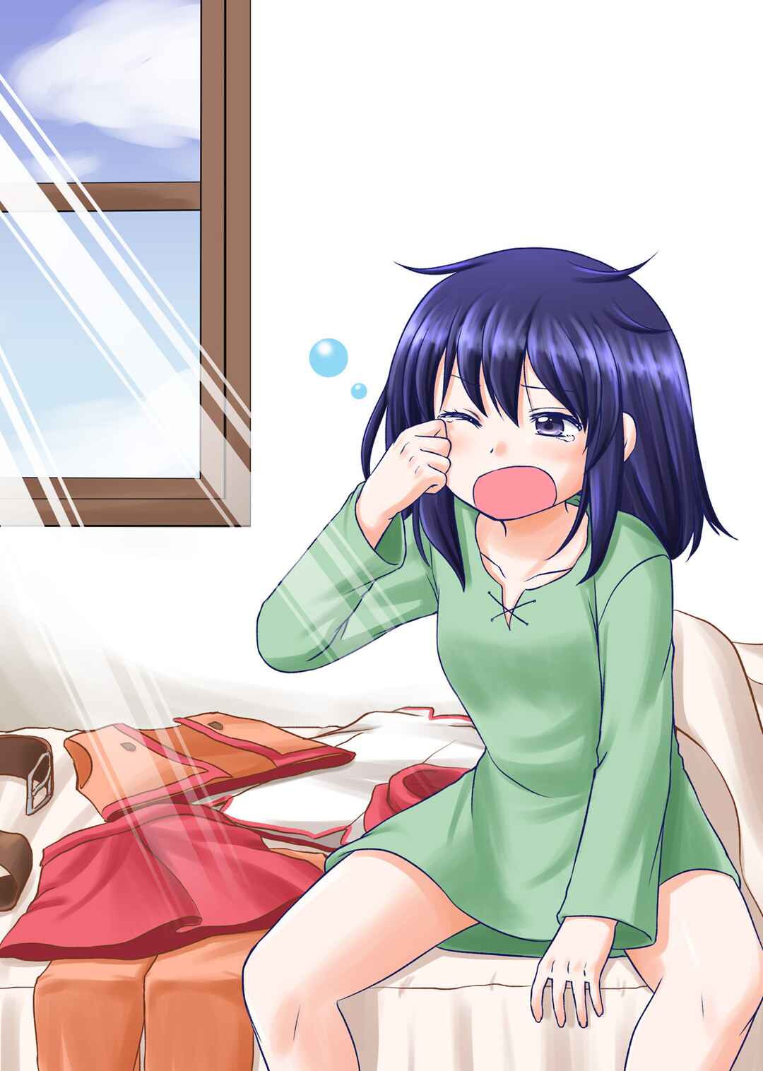 Page 5 Chapter 3 Dont Think That Ill Be Cute Forever! ~If You Make A Wish From The Sacred Stone, Youll Become The Worlds Strongest Beautiful Girl~