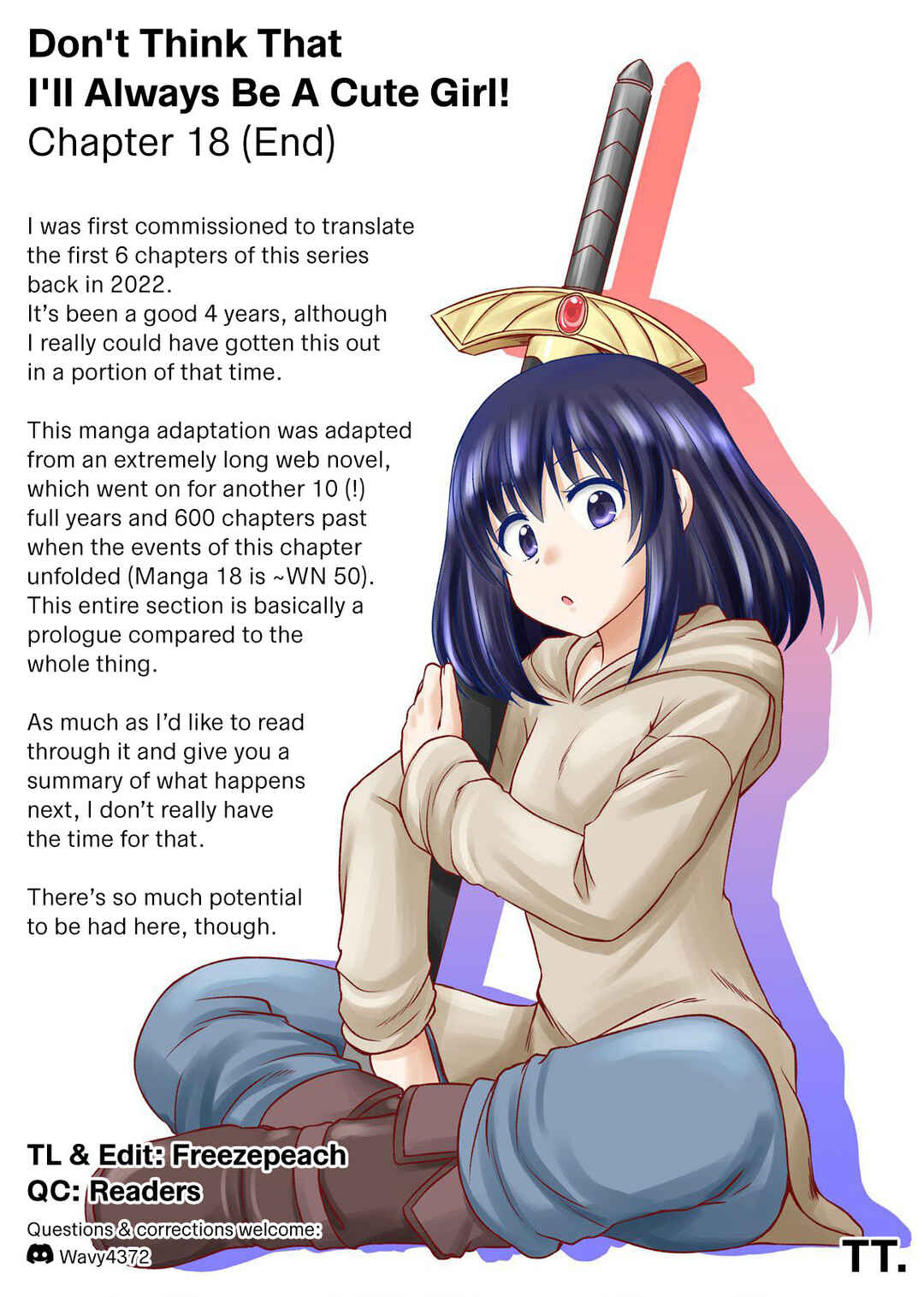 Page 35 Chapter 18 Dont Think That Ill Be Cute Forever! ~If You Make A Wish From The Sacred Stone, Youll Become The Worlds Strongest Beautiful Girl~