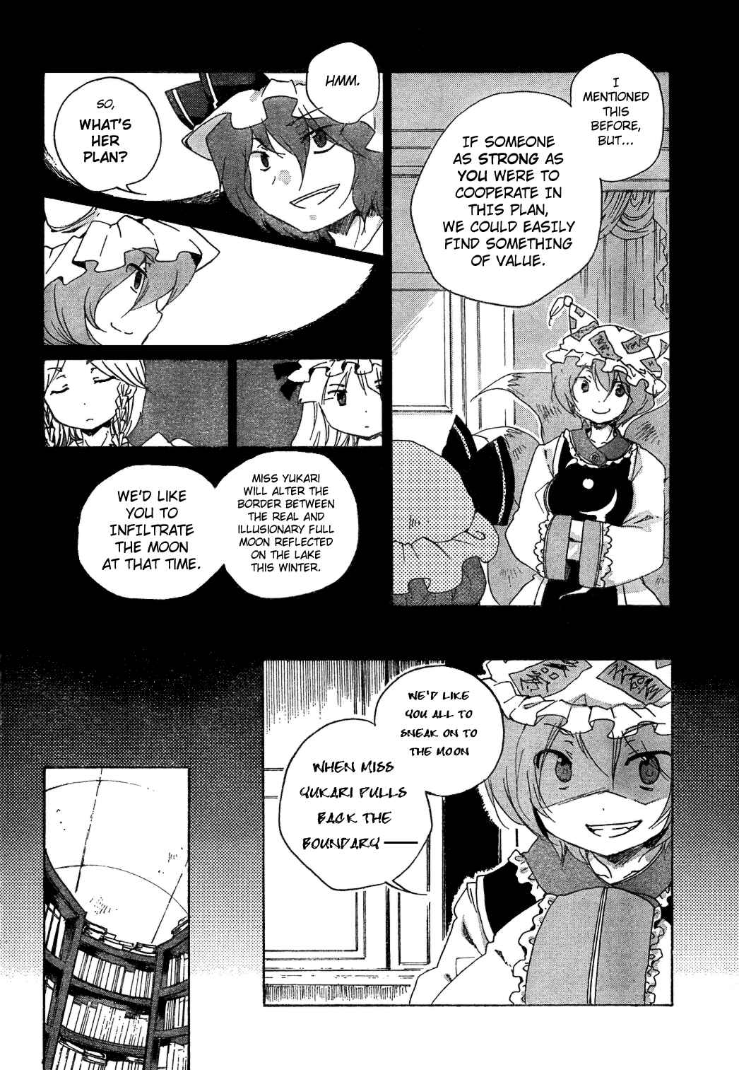 Page 10 Chapter 3 Touhou Bougetsushou ~ Silent Sinner in Blue.