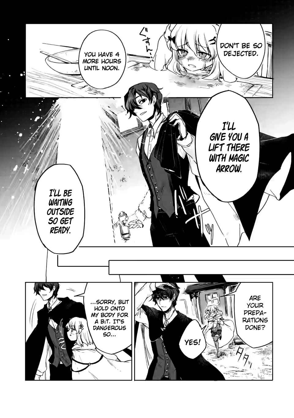 Page 8 Chapter 1.1 Shokyuu Majutsu Magic Arrow wo Kyokugen made Kitaetara