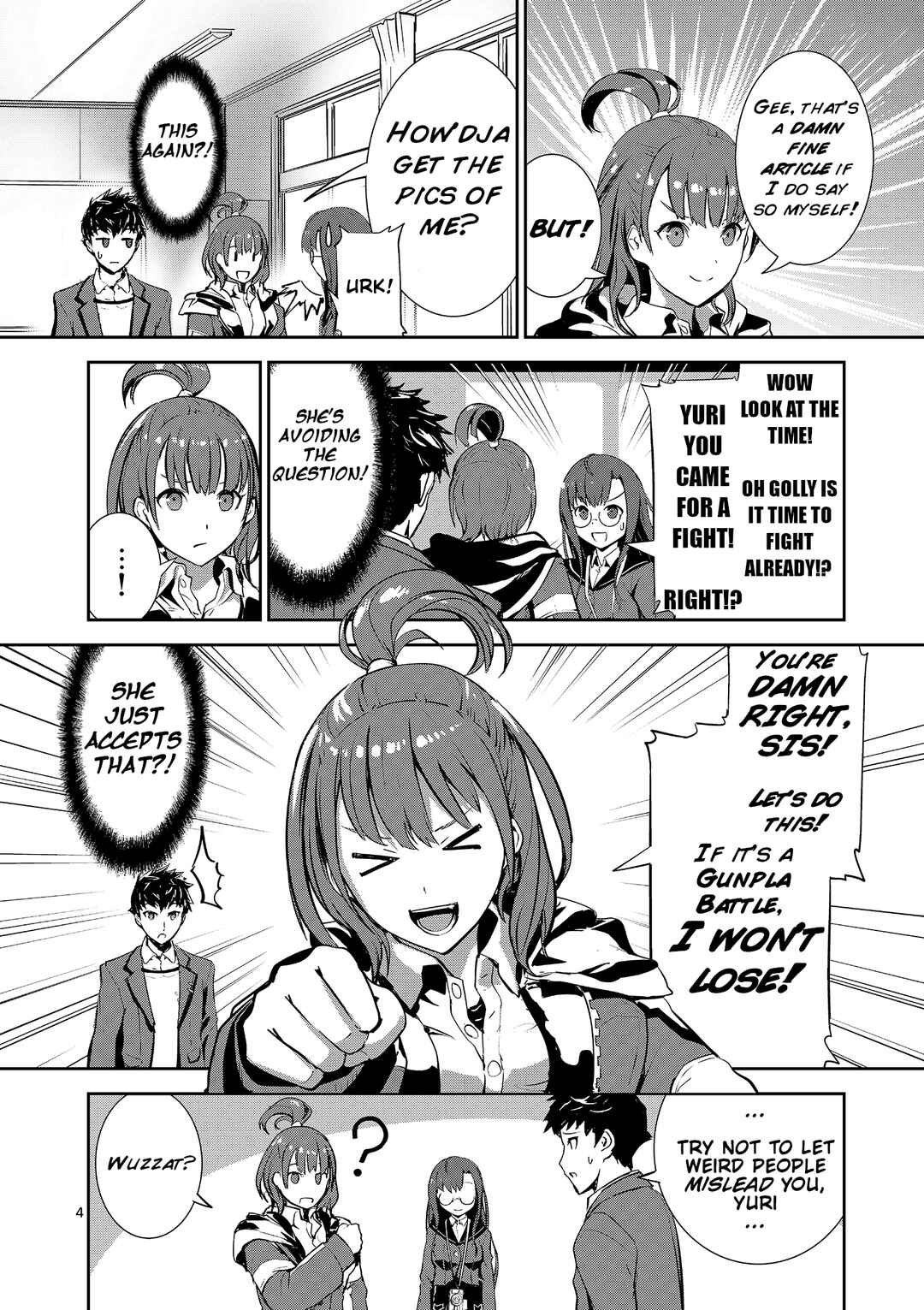 Page 4 Chapter 4 Gundam Breaker Mobile: Gunpla Club Activity Report!