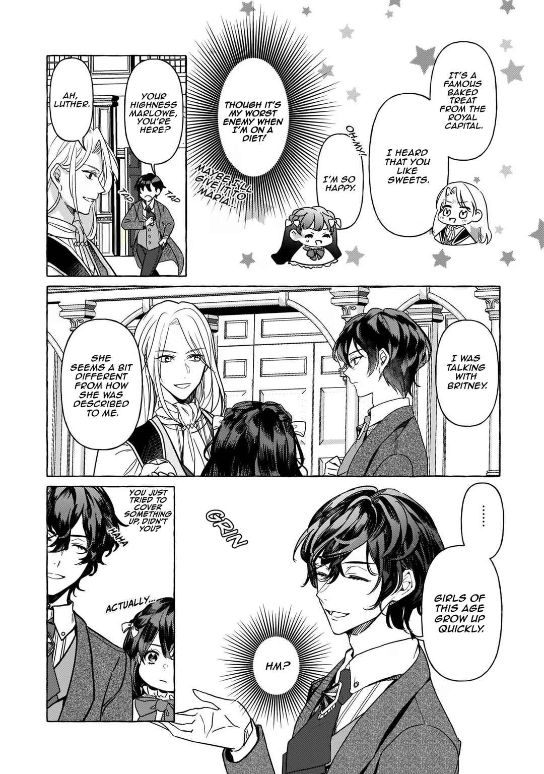 Page 17 Chapter 4 Tenseisaki ga Shoujo Manga no Shirobuta Reijou datta reBoooot!