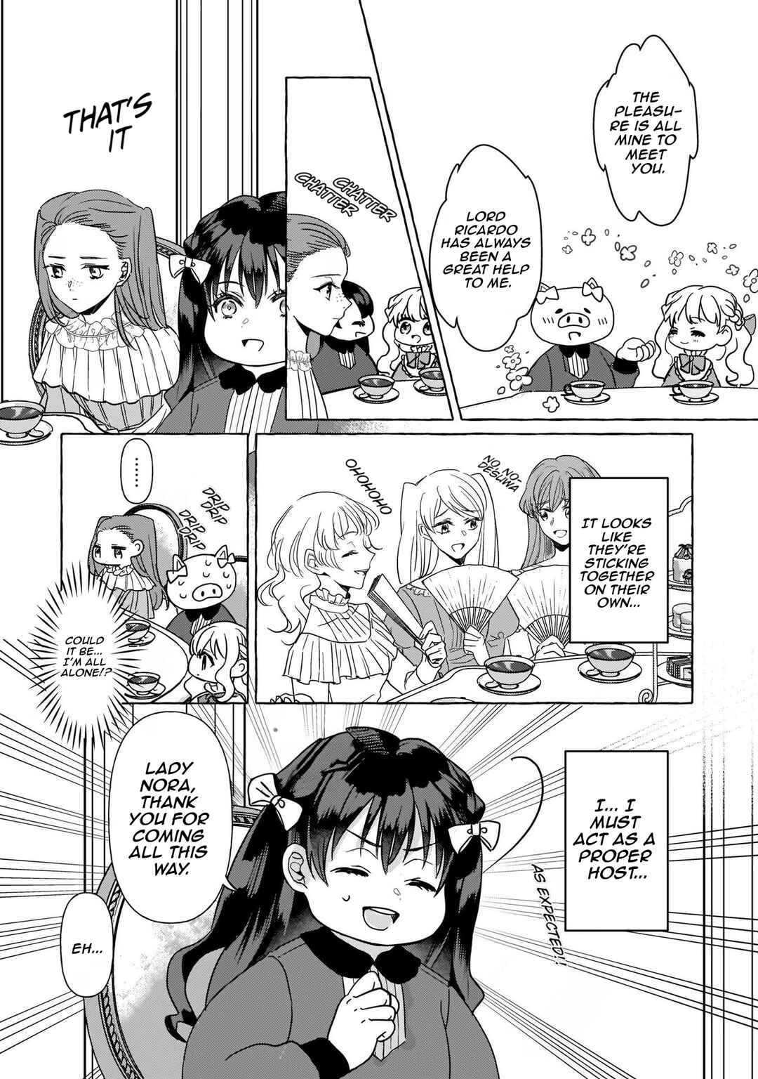 Page 4 Chapter 4 Tenseisaki ga Shoujo Manga no Shirobuta Reijou datta reBoooot!
