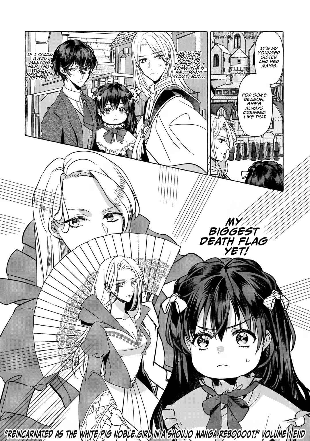 Page 42 Chapter 4 Tenseisaki ga Shoujo Manga no Shirobuta Reijou datta reBoooot!