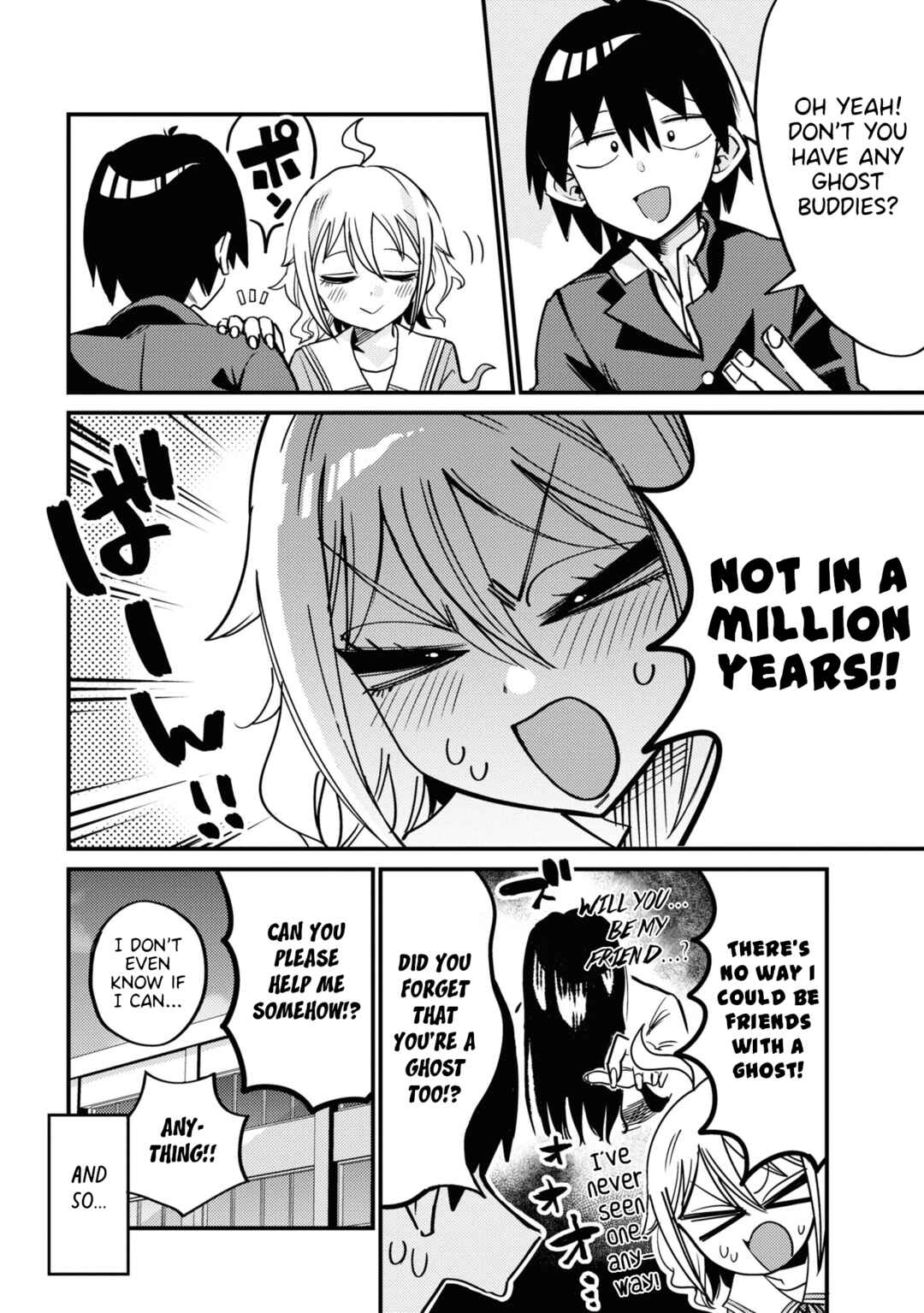 Page 4 Chapter 9 Yuurei ni Natta kara Pantsu Misete mo Barenai Yone!?