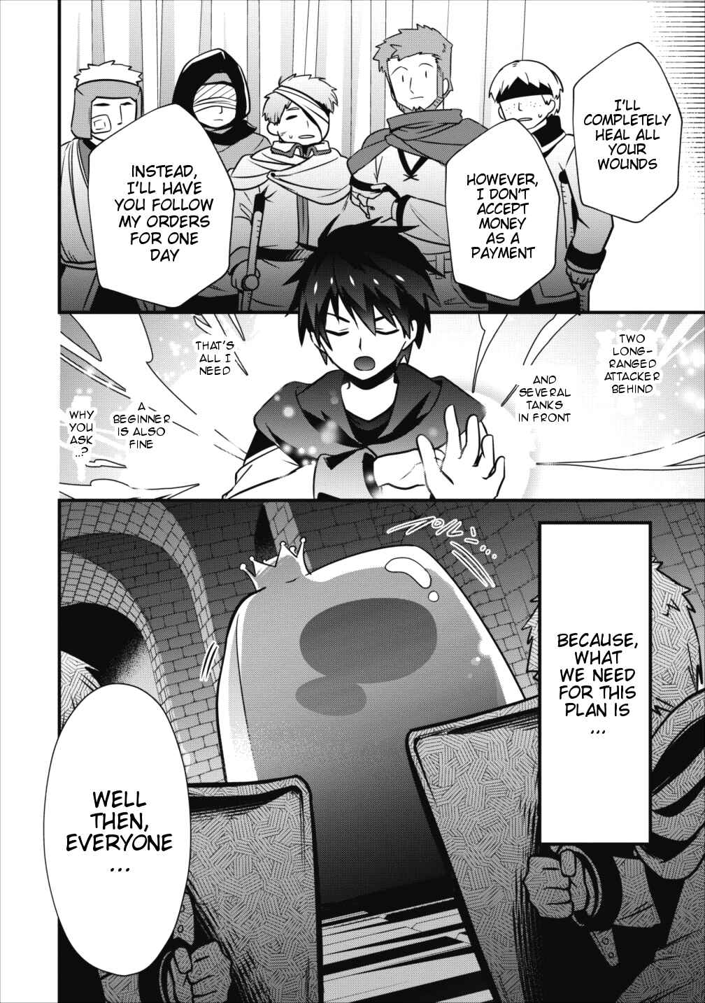 Page 14 Chapter 6.1 Isekai no Meikyuu Toshi de Chiyu Mahoutsukai Yattemasu