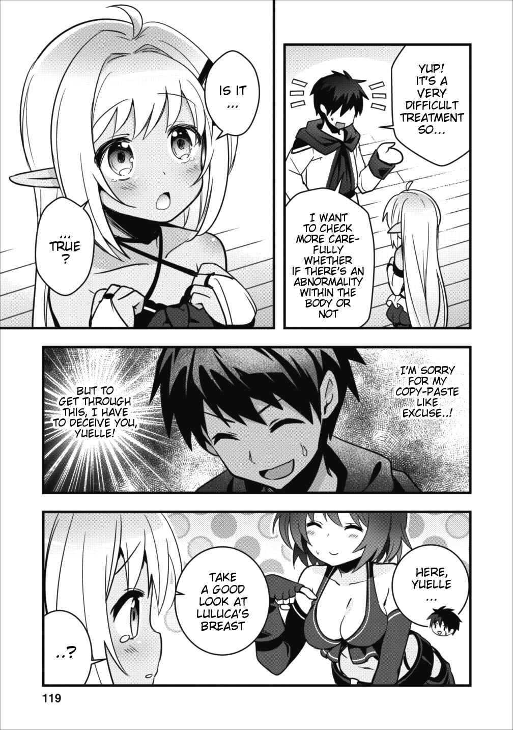 Page 26 Chapter 4 Isekai no Meikyuu Toshi de Chiyu Mahoutsukai Yattemasu