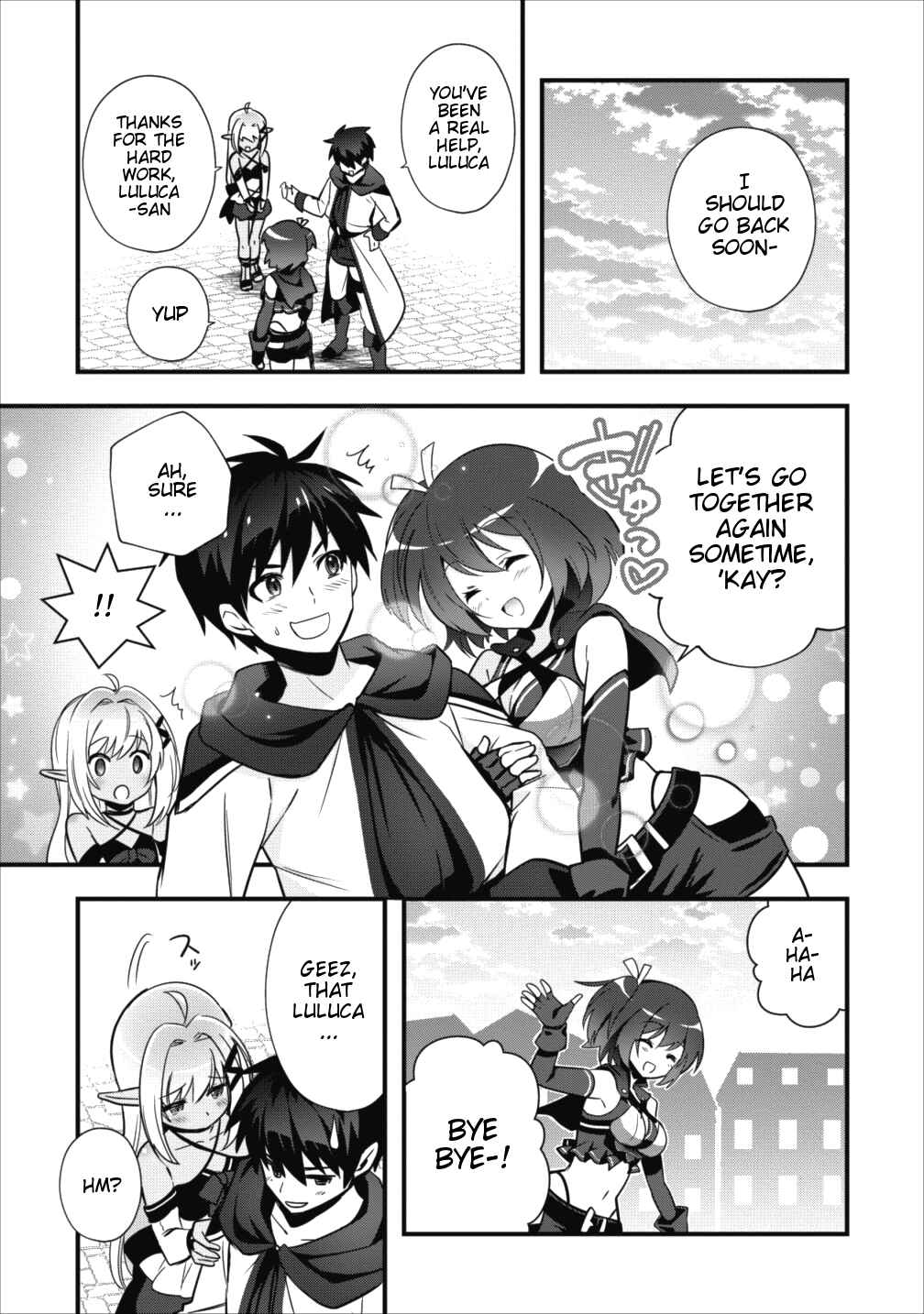 Page 4 Chapter 4 Isekai no Meikyuu Toshi de Chiyu Mahoutsukai Yattemasu