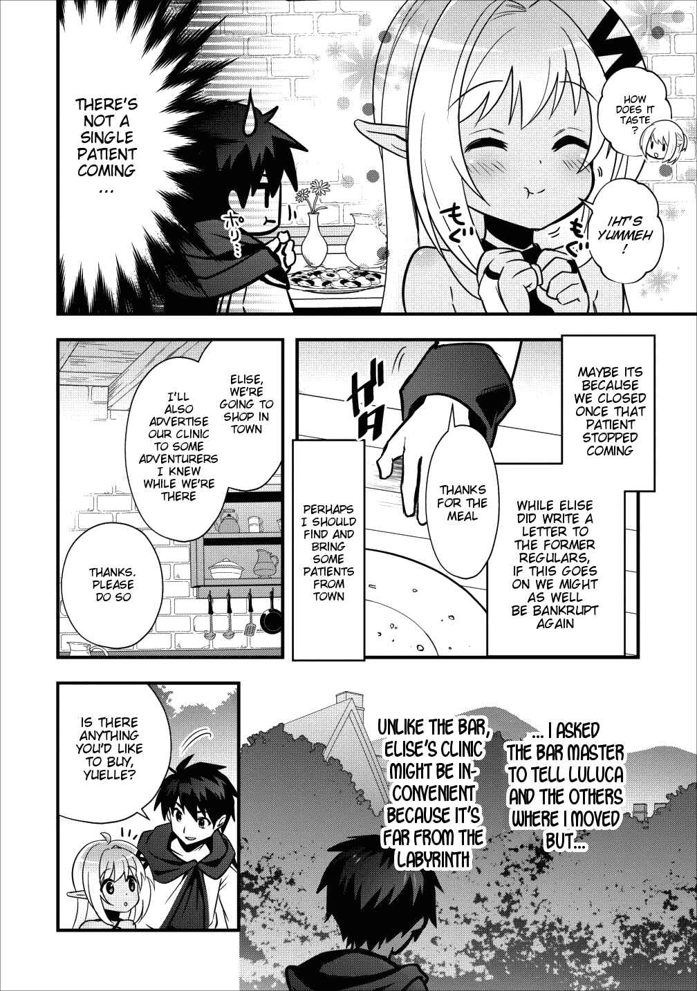 Page 13 Chapter 7 Isekai no Meikyuu Toshi de Chiyu Mahoutsukai Yattemasu