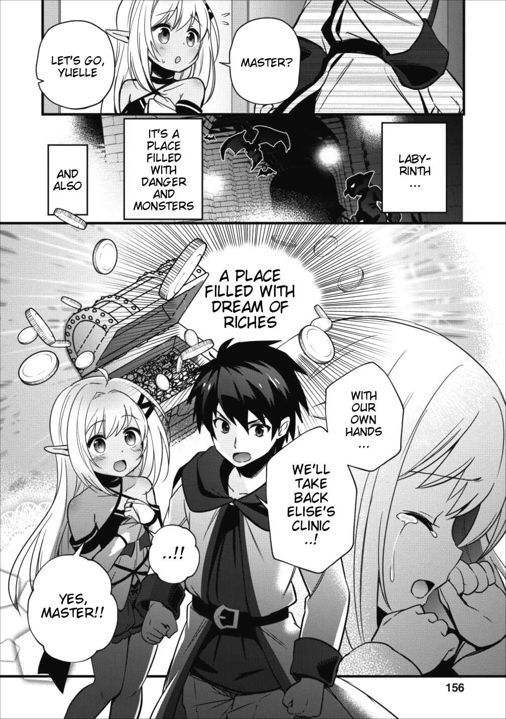 Page 31 Chapter 5 Isekai no Meikyuu Toshi de Chiyu Mahoutsukai Yattemasu