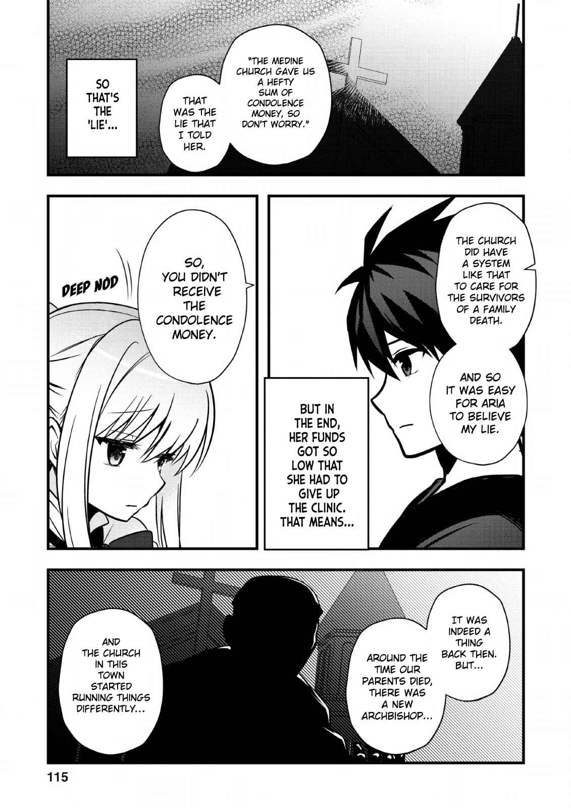 Page 22 Chapter 14 Isekai no Meikyuu Toshi de Chiyu Mahoutsukai Yattemasu