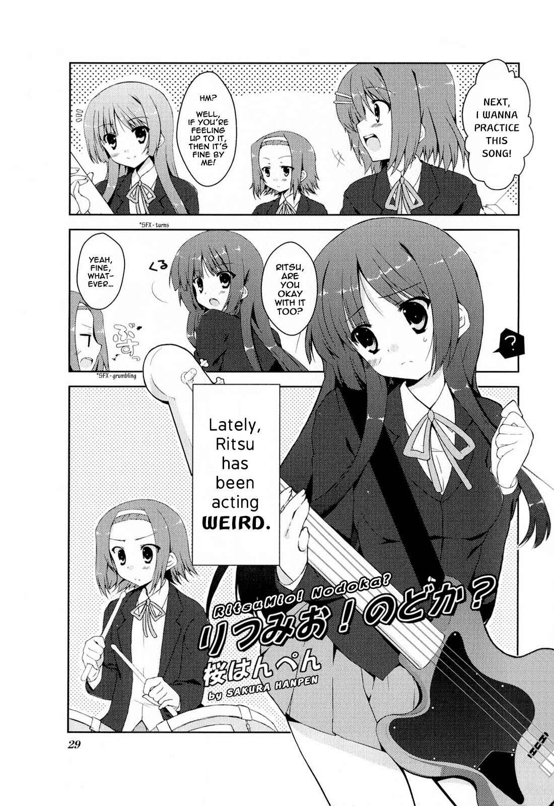 Page 1 Chapter 4 K-ON! Anthology Comic