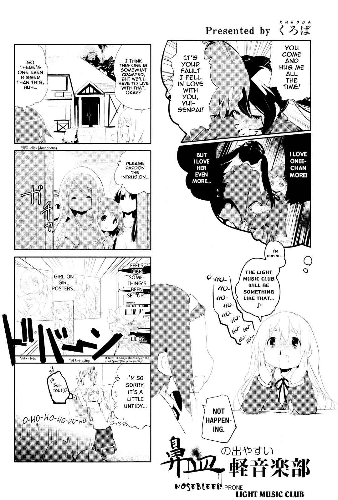 Page 1 Chapter 12 K-ON! Anthology Comic