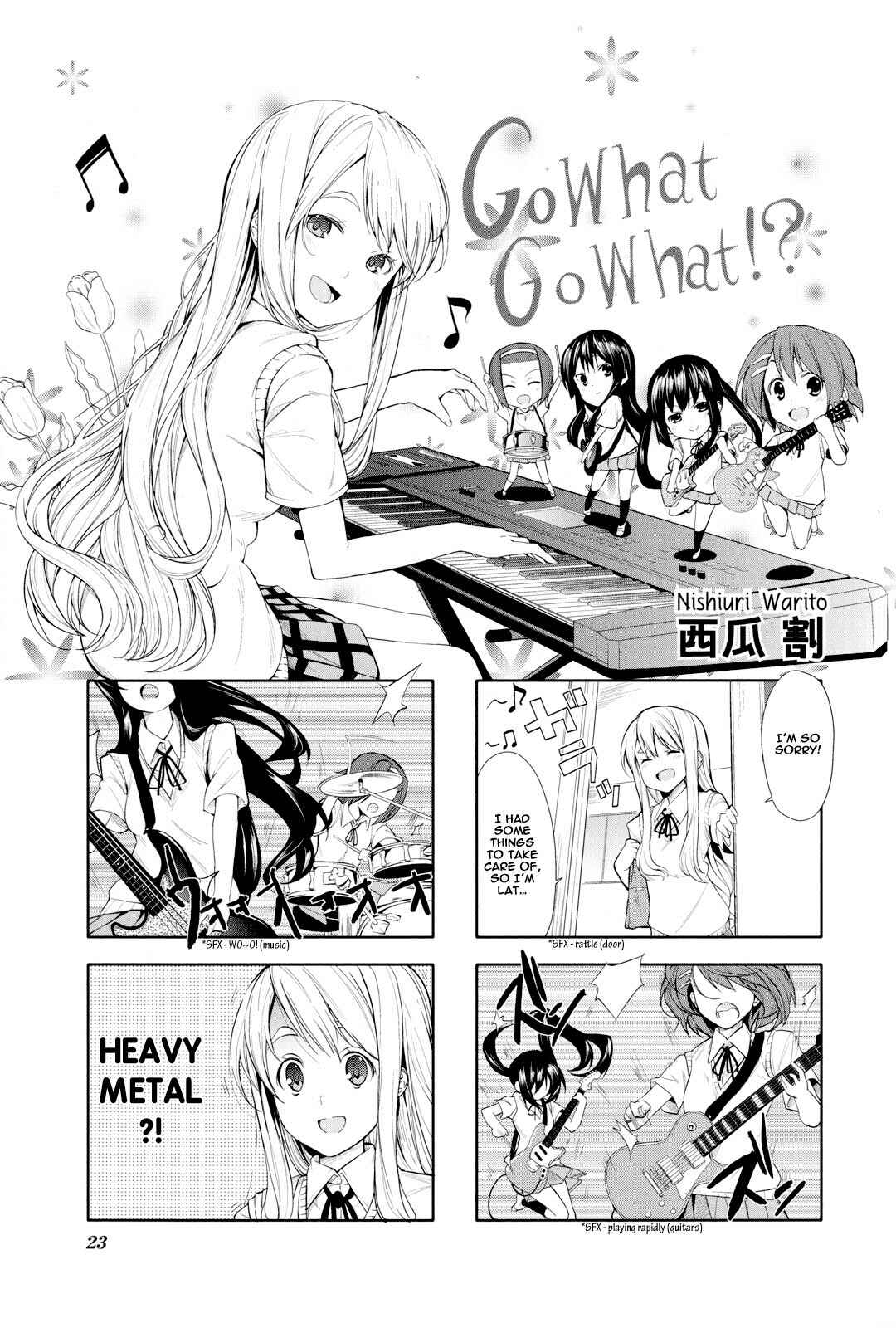 Page 1 Chapter 3 K-ON! Anthology Comic