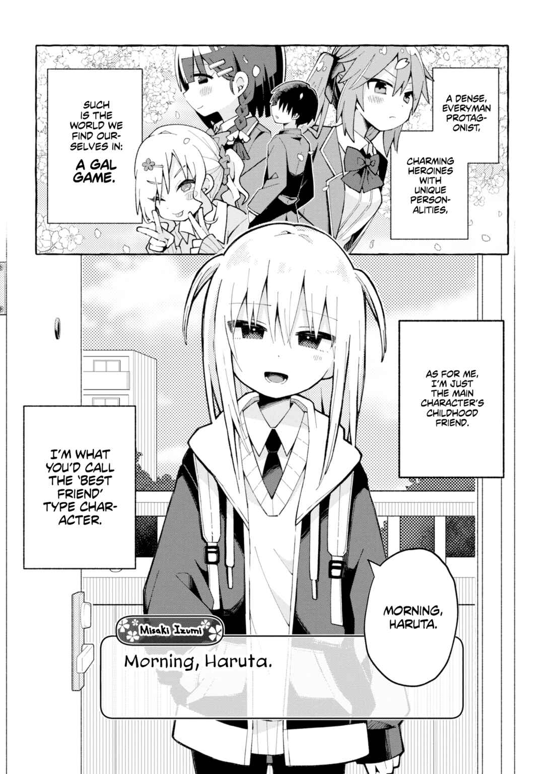 Page 1 Chapter 1 Misaki-kun wa Kouryaku Chara Janai (Pre-Serialization)