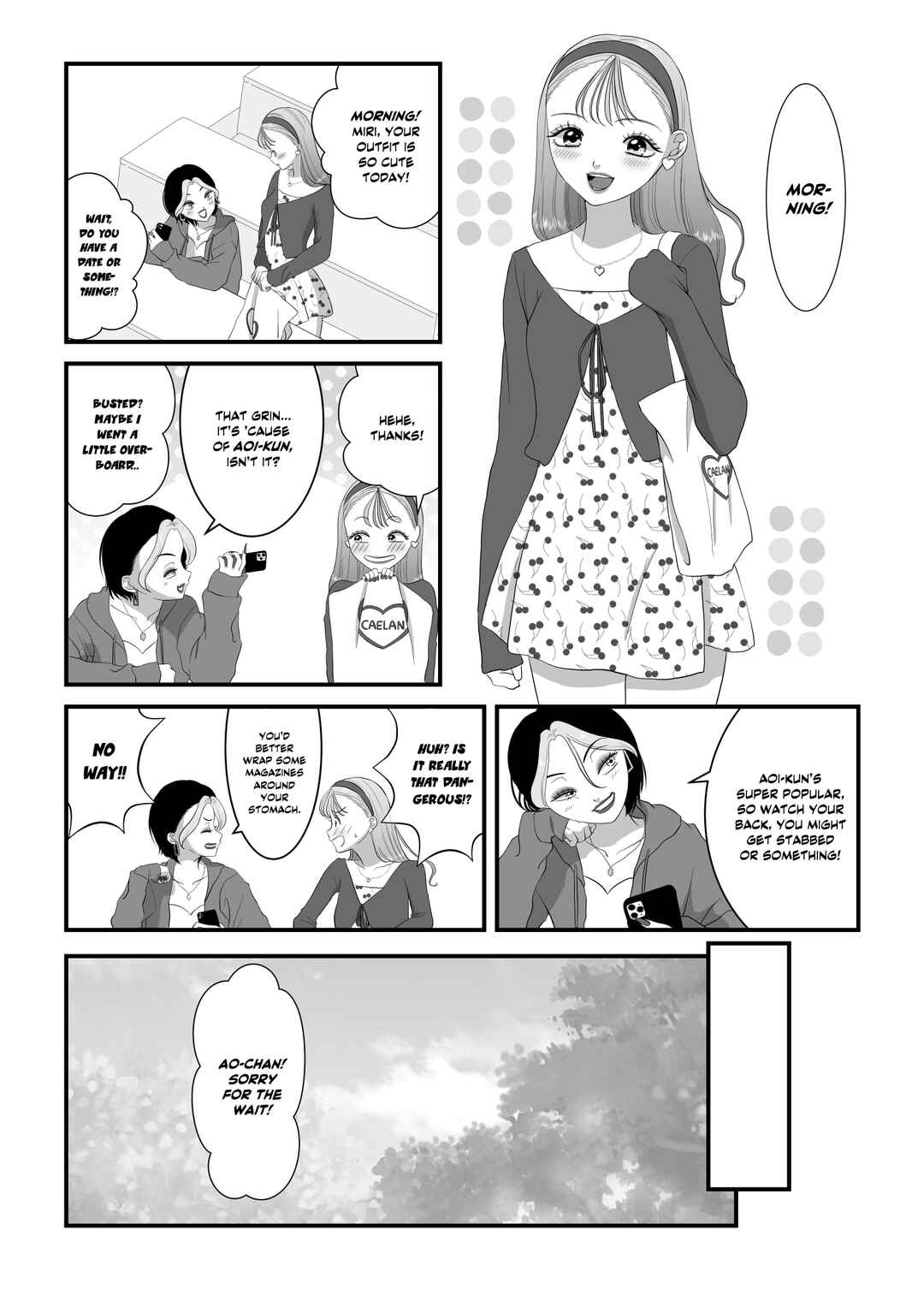 Page 1 Chapter 6 Aoi-kun ♀ Is So Handsome That It Hurts
