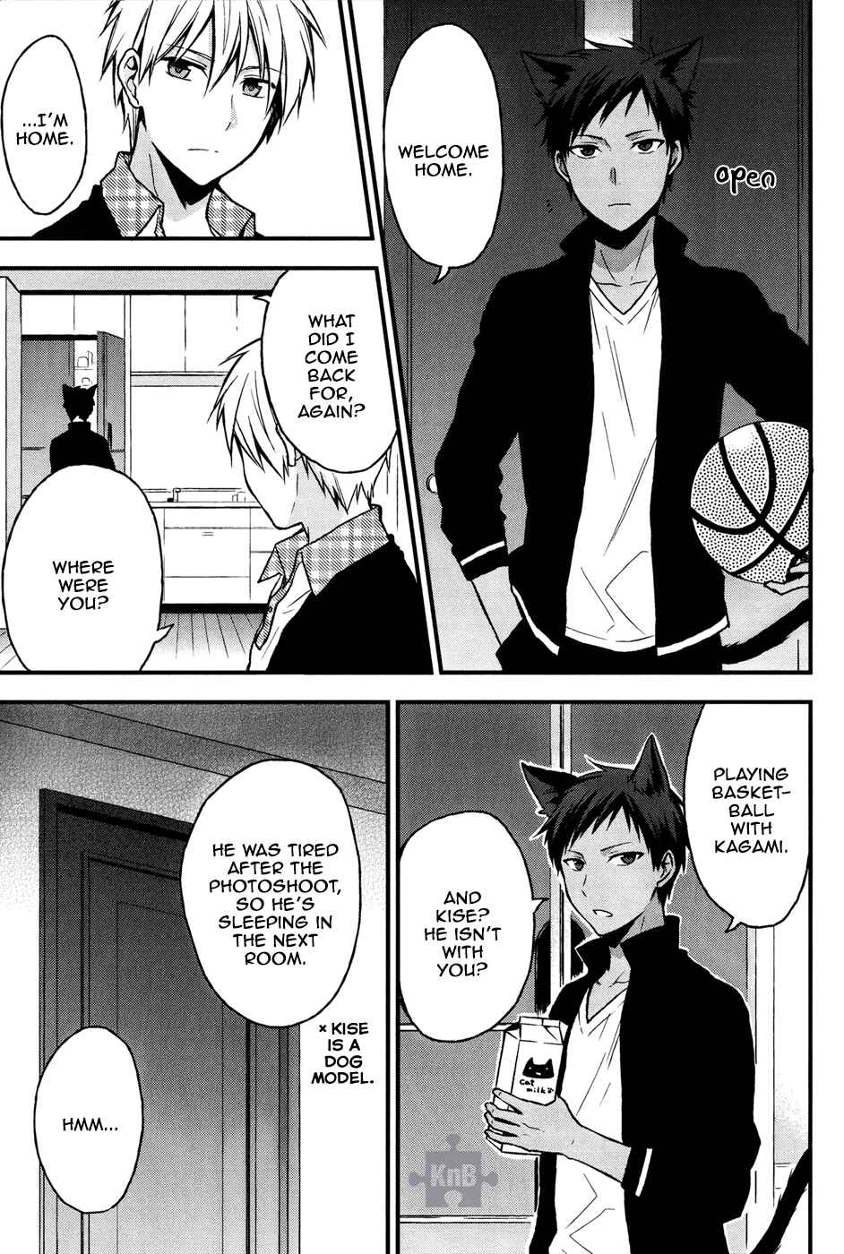 Page 13 Chapter Unknown_72ec Kurokos Basketball - Cat & Dog (Doujinshi)