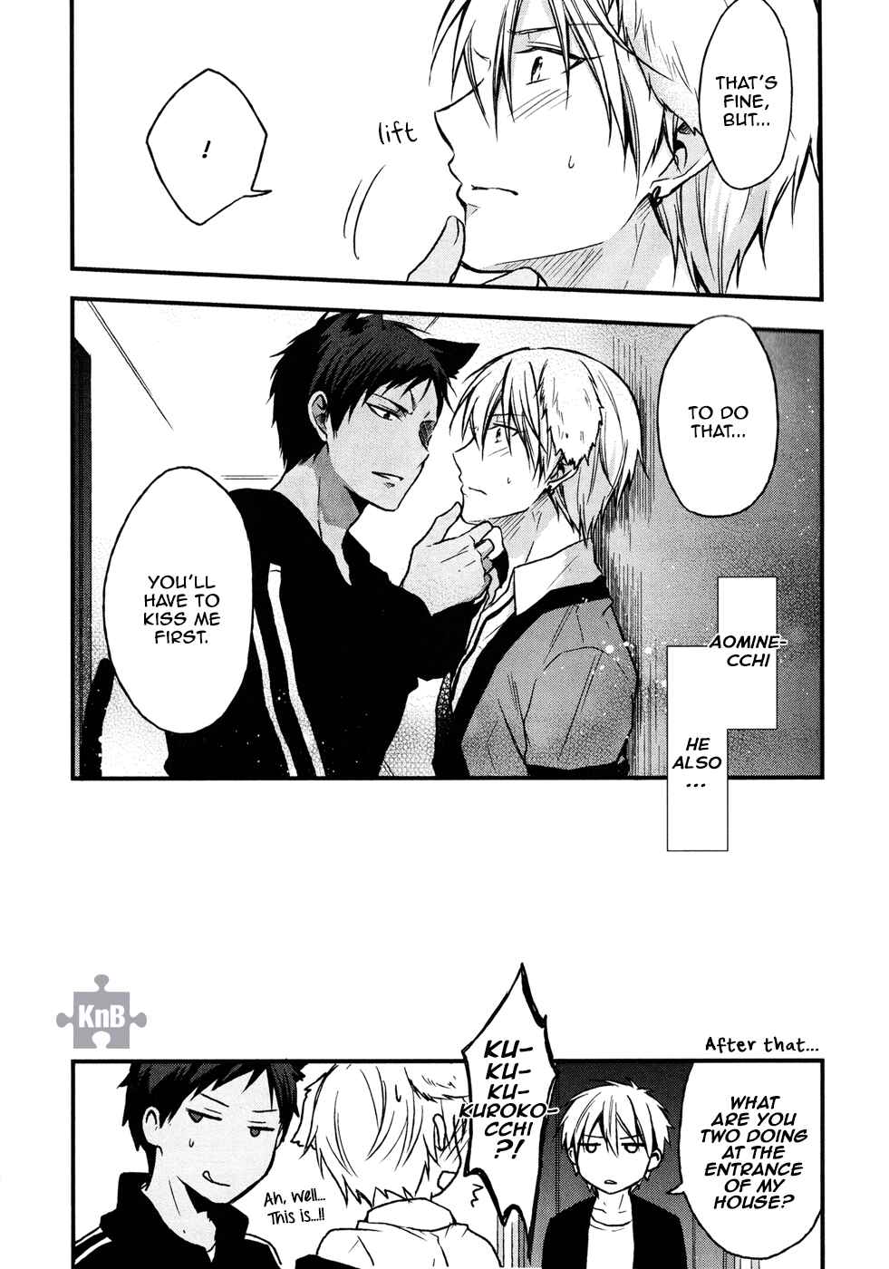 Page 34 Chapter Unknown_72ec Kurokos Basketball - Cat & Dog (Doujinshi)