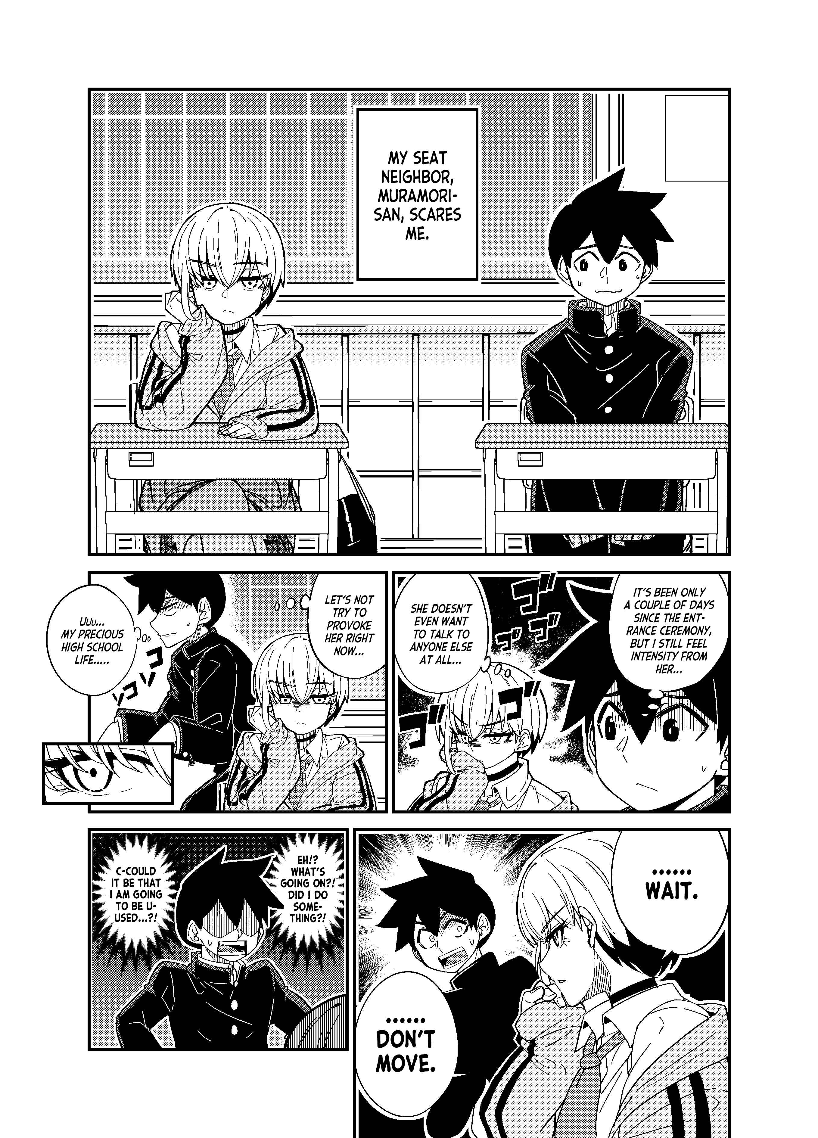 Page 1 Chapter 1 Tonari no Seki no Kowai Onnanoko no Hanashi