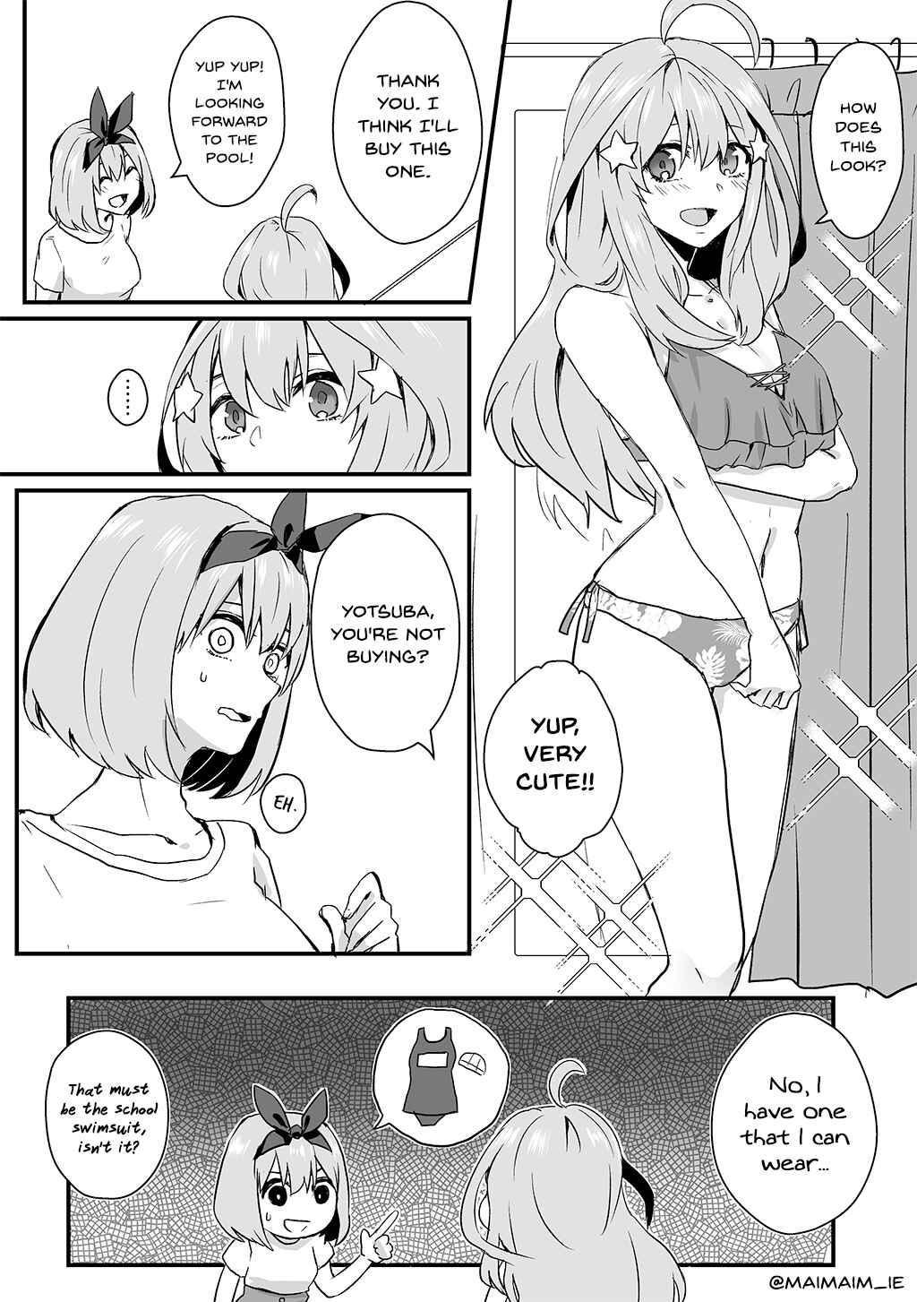 Page 1 Chapter Unknown_06d2 5Toubun no Hanayome - Swimsuit (Doujinshi)