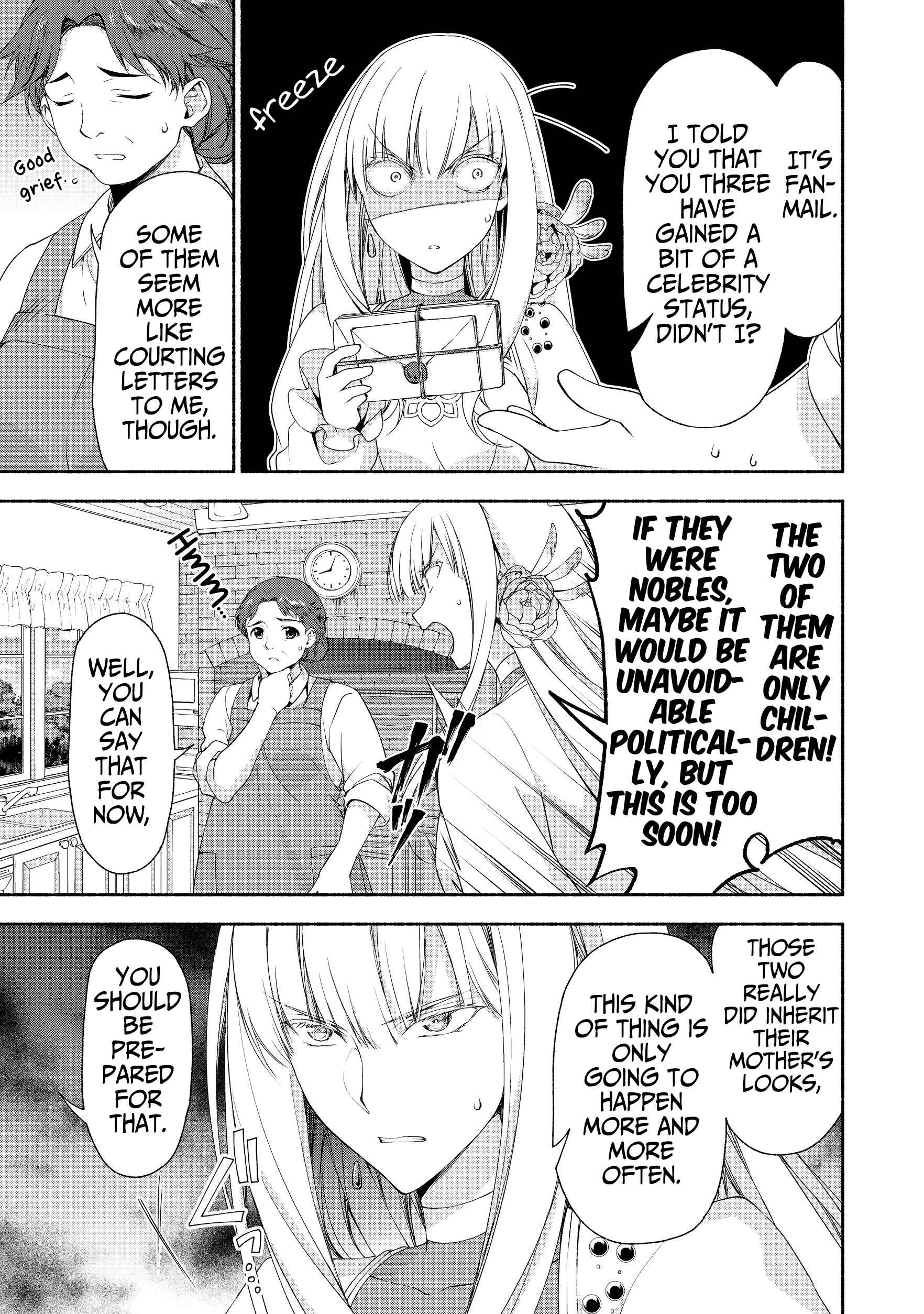 Page 9 Chapter 2.1 Moto Kizoku Reijou de Mikon no Haha Desuga, Musumetachi ga Kawaii Sugite Boukenshagyo mo Ku ni Narimasen