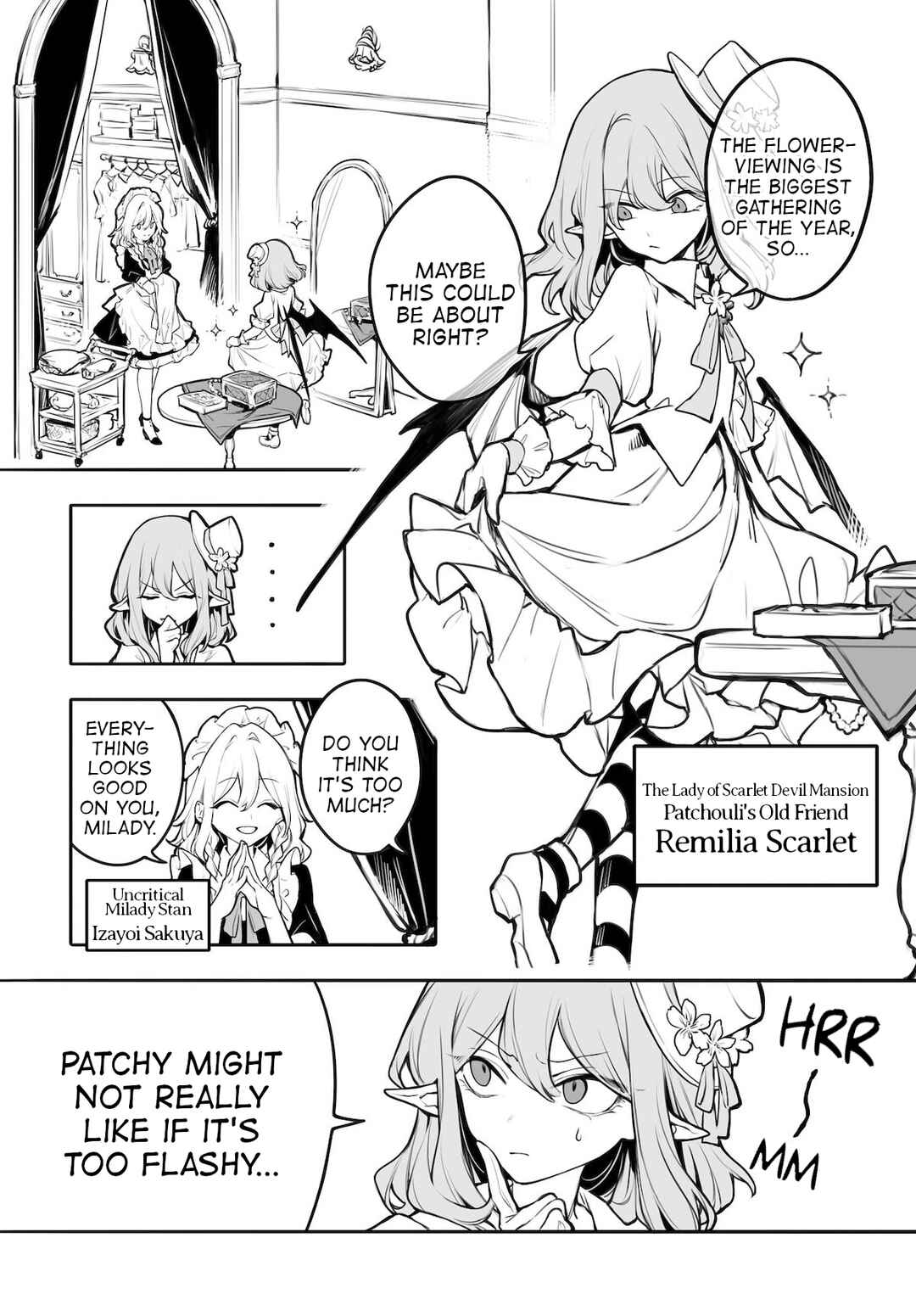 Page 14 Chapter 3 Touhou Project Niji Sousaku Series - Koumakan no Onnatachi
